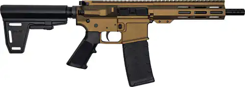 GLFA AR15 PISTOL 300 AAC 7.5" - W/ BRACE NITRIDE BBL BRONZE