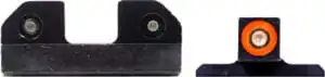 XS R3D FOR GLOCK 42/43/43X/48 - 3-DOT ORANGE TRITIUM SET