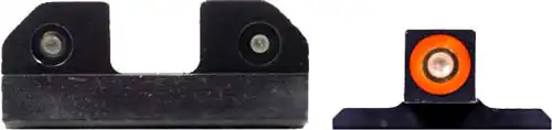 XS R3D FOR GLOCK 42/43/43X/48 - 3-DOT ORANGE TRITIUM SET