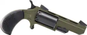 NAA HUNTSMAN MINI-REVOLVR - 22LR/22WMR 2" FIXED OD GRN