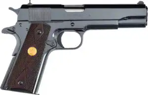 COLT GOVERNMENT 1911 38 SUPER - 5" 9RD ROYAL BLUE ROSEWOOD