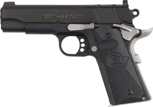 COLT NIGHT COMMANDER 45ACP - 4.25" 8RD BLACK BLUED OPT RDY - Image 2