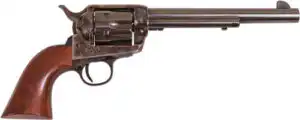 CIMARRON FRONTIER 38SPL/357MAG - PW FS 7.5" CC/BLUED WALNUT