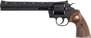 COLT PYTHON 357MAG 8" 6RD - MATTE BLUED WOOD GRIPS