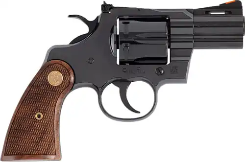COLT PYTHON 357MAG 2.5" 6RD - BLUED WALNUT GOLD MEDALLION - Image 2
