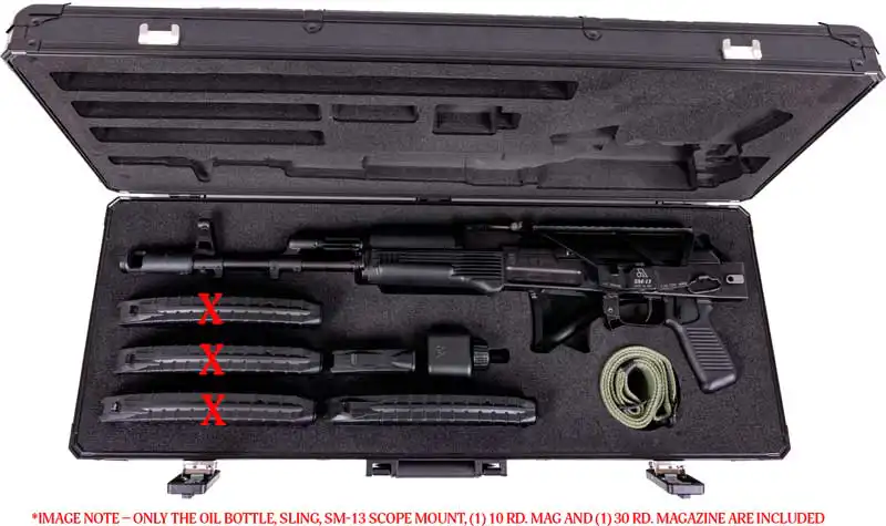 ARSENAL SAM7SF-86 7.62X39 - RIFLE 1-30RD/1-10RD MAG BLACK - Image 3