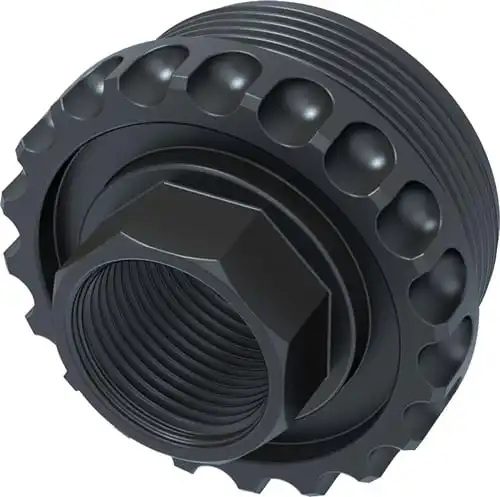 LANTAC ADC DIRECT THREAD - 5/8-24 HUB TITANIUM