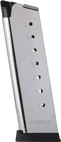 IVER JOHNSON MAGAZINE 1911 - 45ACP 8RD NICKEL FITS GOVT