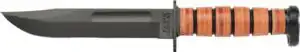 KA-BAR DOG'S HEAD UTILITY 7" - BLADE W/ LEATHER SHEATH