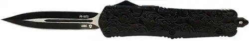 TEMPLAR KNIFE LARGE OTF MAIDEN - BLACK GLOSS 3.5" BLK DAGGER