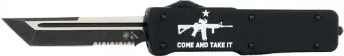 TEMPLAR KNIFE LARGE ZINC OTF - COME & TAKE IT AR 3.5" D2 - Image 2