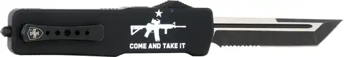 TEMPLAR KNIFE LARGE ZINC OTF - COME & TAKE IT AR 3.5" D2
