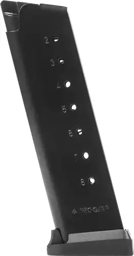 MEC-GAR MAGAZINE 1911 GOVT. - 45ACP 8RD AFC W/COMP PLT BLK