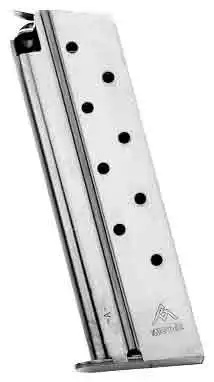 MEC-GAR MAGAZINE 1911 GOVT. - 38 SUPER 9RD NICKEL