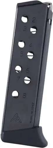 MEC-GAR MAG WALTHER PP 32ACP - 8RD FINGER REST BLUED