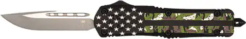 COBRATEC MEDIUM FS3 OTF CAMO - AMERICAN FLAG 3" DROP POINT