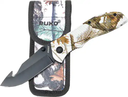 RUKO FOLDER GUT HOOK 3.5" - TUNDRA HANDLE CLAMSHELL
