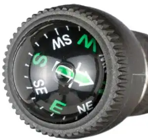 RUKO FIXED BLADE SURVIVAL 6" - ABS HANDLE WITH BALL COMPASS