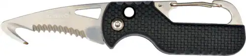RUKO SPRING ASSIST FOLDER - 1.75" RESCUE KNIFE BLACK