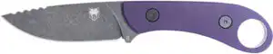 COBRATEC D2 SKINNER 3.75" FULL - TANG PURPLE G10 W/KYDEX SHEAT