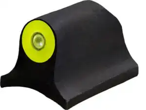 XS BIG DOT YELLOW SHOTGUN BEAD - ON PLAIN BARREL