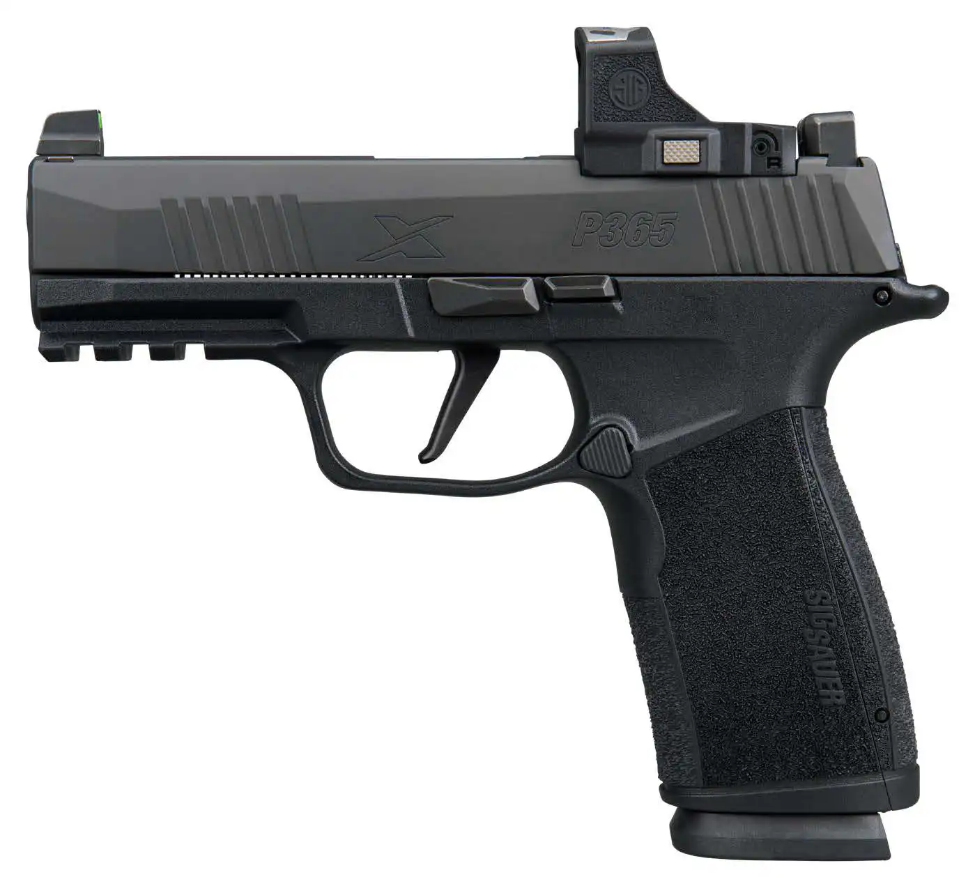 SIG P365X MACRO 9MM 3.7" XRAY3 - W/ROMEO-RS OPTIC (2)17RD BLACK