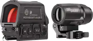 SIG RED DOT/MAGNIFIER COMBO - ROMEO8T/JULIET3 AMR BLACK