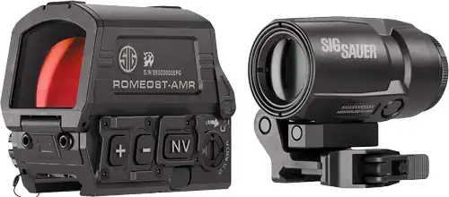 SIG RED DOT/MAGNIFIER COMBO - ROMEO8T/JULIET3 AMR BLACK