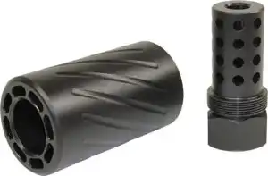 GUNTEC AR 300 BLACKOUT MUZZLE - COMP & QD BLAST SHIELD