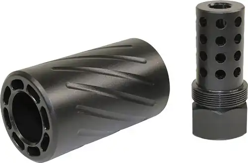 GUNTEC AR 300 BLACKOUT MUZZLE - COMP & QD BLAST SHIELD