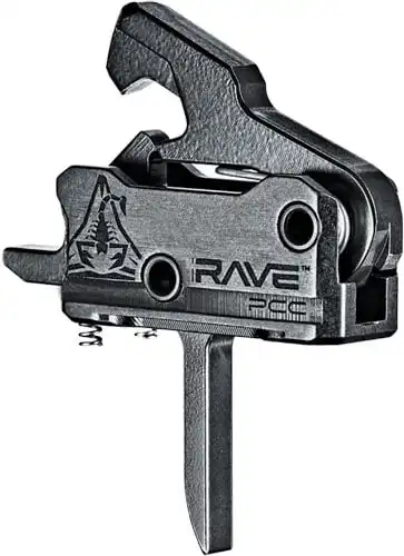 RISE TRIGGER RAVE PCC FLAT - 3.5LB AR-15 W/ANTI WALK PINS