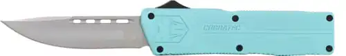 COBRATEC LIGHTWEIGHT OTF - MINT BLUE 3.25" DROP POINT - Image 2