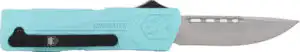 COBRATEC LIGHTWEIGHT OTF - MINT BLUE 3.25" DROP POINT