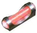 TRUGLO SIGHT LONG BEAD 2.6MM - THREAD FIBER OPTIC RED