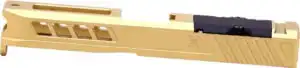 TRUE PRECISION RUGER RXM SLIDE - W/RMR CUT GOLD TIN