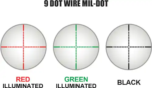 UTG SCOPE 6-24X50 1" AO - 36 COLOR ILLUMINATED MIL-DOT - Image 11