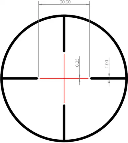 EOTECH SCOPE VUDU X 1-6X24MM - 30MM SFP ILLUM DP1 BLACK - Image 2