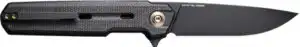 WE KNIFE NAVO 3.25" BLACK - CANVAS MICARTA STONEWASH