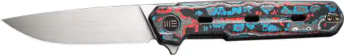 WE KNIFE NAVO 3.25" NEBULA FAT - CARBON FIBER/SATIN LINER LOCK