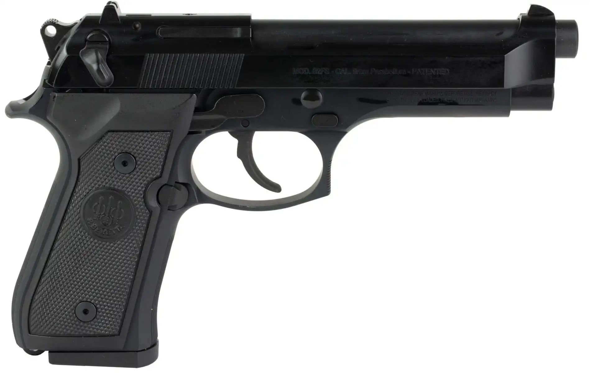 BERETTA 92FS 9MM BL/SYN 4.9" 15+1