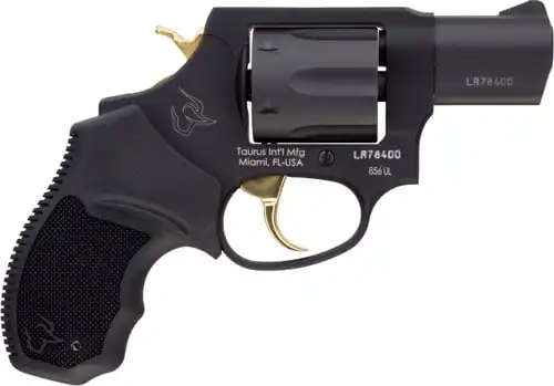 TAURUS 856 ULTRA LITE 38SPL - 2" FS 6-SH MATTE GOLD ACCENTS - Image 2