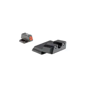 HD XR SIGHTS - S&W M&P SHIELD, SHIELD PLUS, SHIELD 2.0, FRONT ORANGE OUT/GREEN TRIT, REAR BLACK OUT/GREEN TRIT