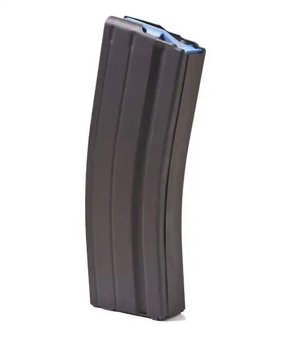 ASC AR Family Rifle Magazine Blue Follower 6.5 Grendel Black Stainless Steel 25/rd