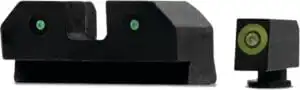 XS Sight Systems RDE Night Sights Green - Glock 17 19 22-24 26 27 31-36 38