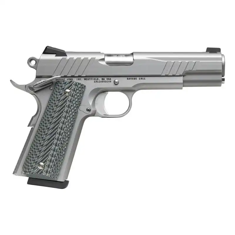Savage 1911 Gov't Style Handgun 9mm Luger 10rd Magazines (2) 5" Barrel Stainless Steel