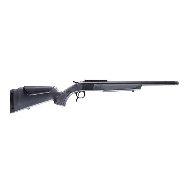 CVA Scout Single Shot Rifle .350 Legend 20" Threaded Blued Barrel Grey Stock 0 MOA Pic Rail
