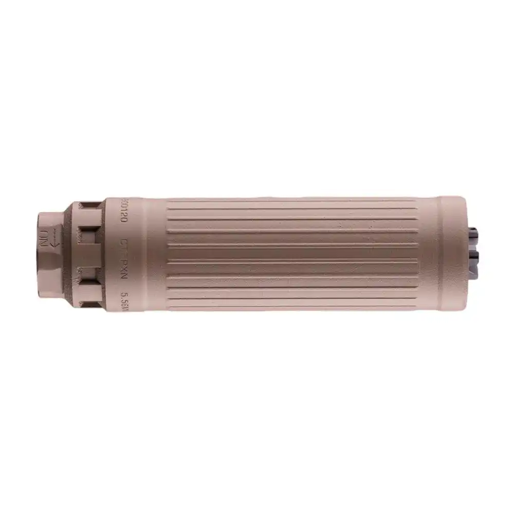 Dead Air Defense CT5P Patrol Suppressor 5.56mm XENO Mount FDE