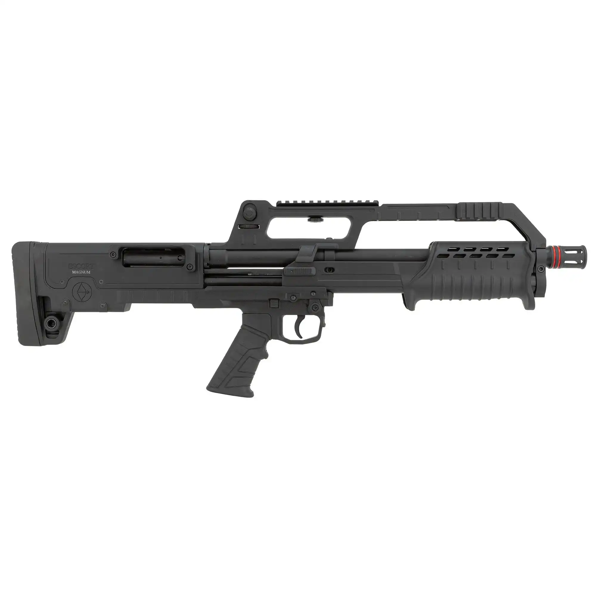 Escort BullTac Pump Shotgun 20ga 3" Chamber 5rd Capacity 18" Barrel Black Picatinny Rail