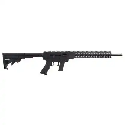 Just Right Carbine Takedown Gen3 Rifle 9mm Luger 17rd Glock Magazine 17" Threaded Barrel Adjustable Stock
