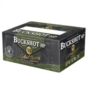 Noble Sport Plumbum Buckshot Shotshells 12 ga 2-3/4" 12 pellet 1290 fps #00 250/ct (25-10/ct)